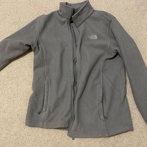 Gray north face fleece